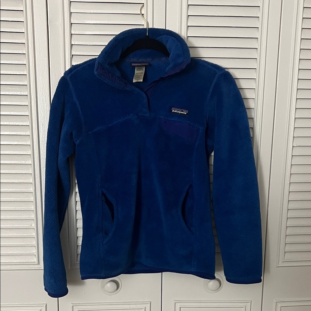 Patagonia Blue Fleece Pullover